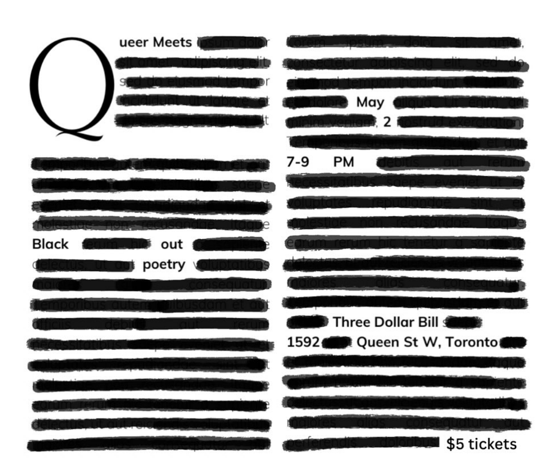 Blackout Poetry