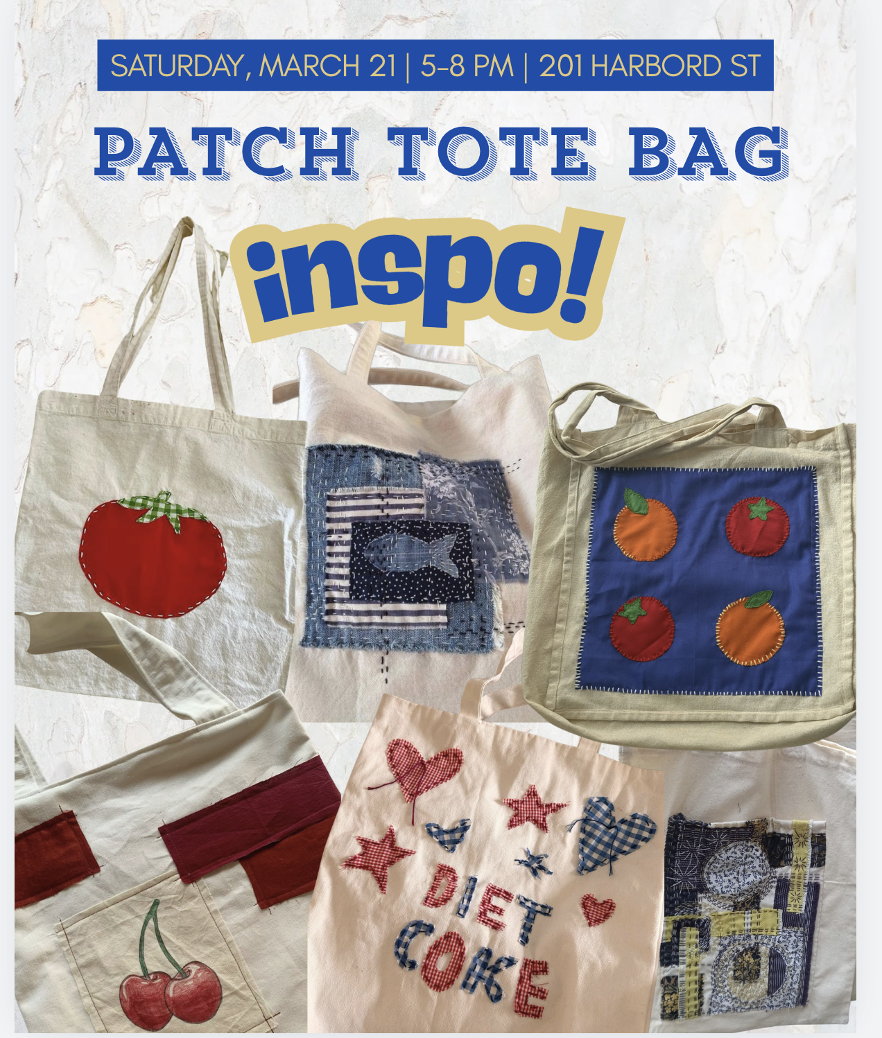 Patch Tote Bags